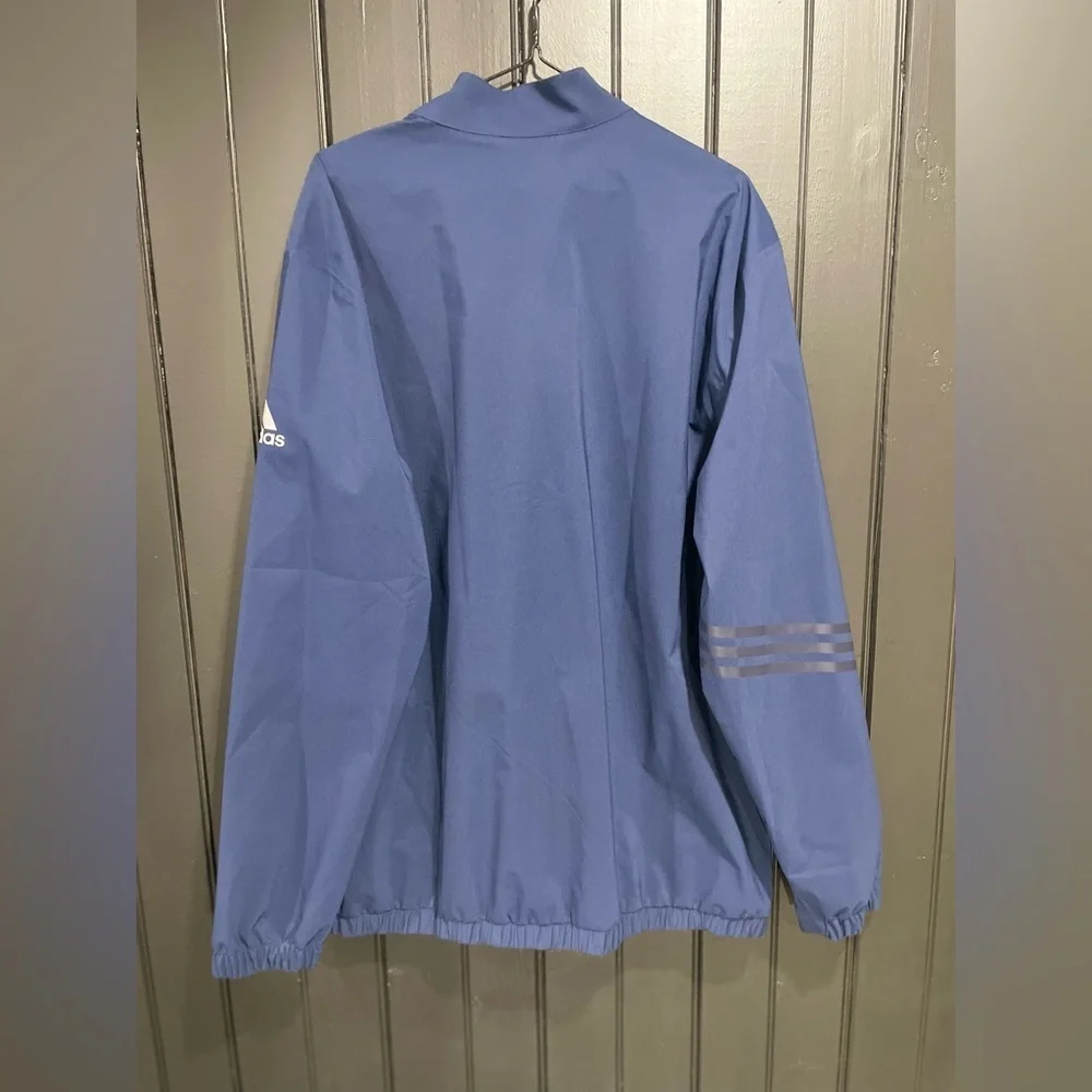 Adidas Men's Navy Windbreaker Jacket